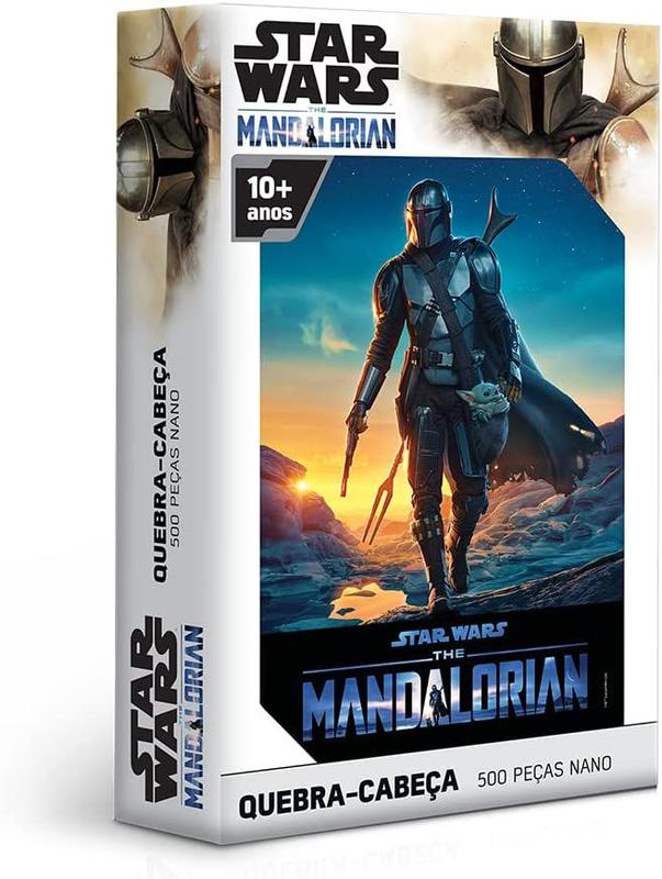 Quebra-Cabeça Star Wars The Mandalorian 500 peças - Toyster - Quebra ...