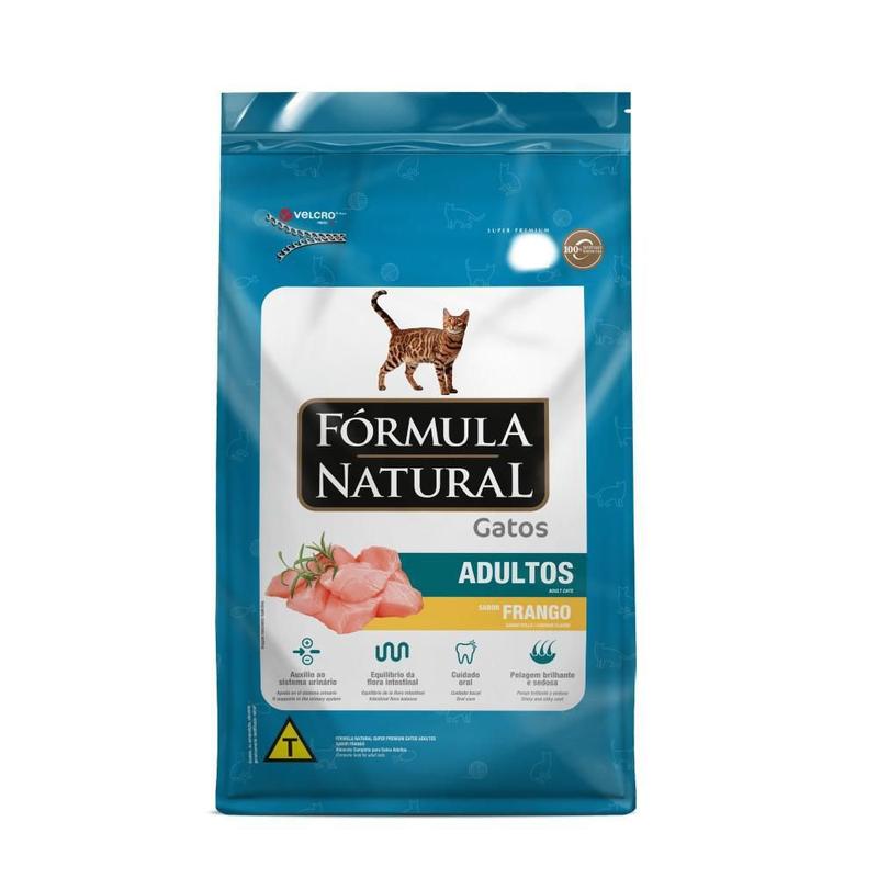 Ração Fórmula Natural Super Premium Gatos Adultos Frango 7Kg - Formula ...