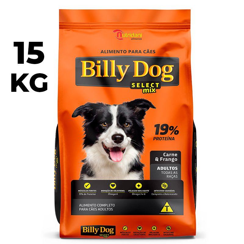 Ração Para Cachorro Billy Dog Select Mix Adultos 15kg - Nutridani ...