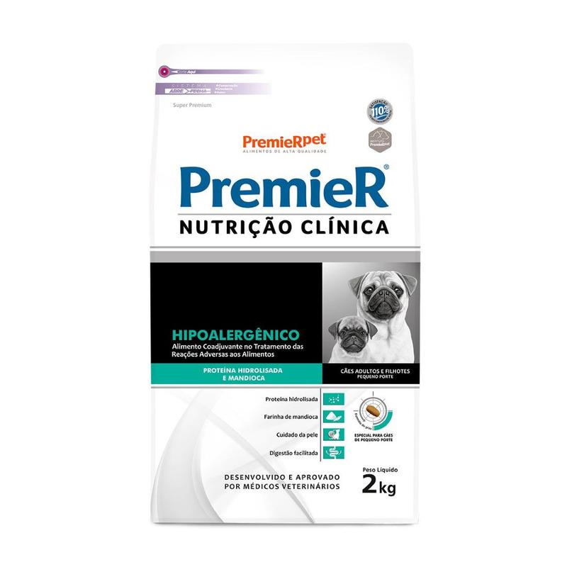 Ração Premier Nutrição Clínica Hipoalergênico Cães Pequeno Proteína ...