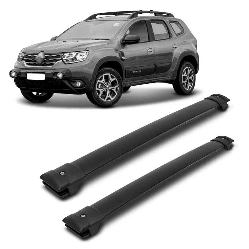 Duster Rack Teto Rack de Teto Duster 2021 2022 Preto Track - Rack e Travessa de Teto ...