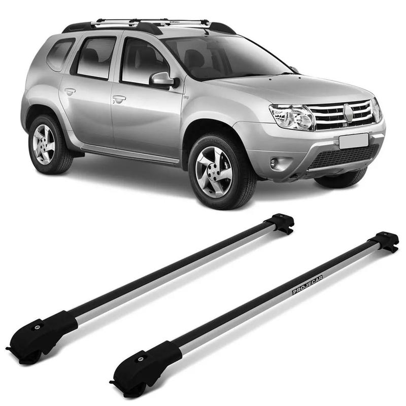 Duster Rack Teto Rack De Teto Travessa Slim Duster 2012 2013 2014 2015 Prata Suporta ...