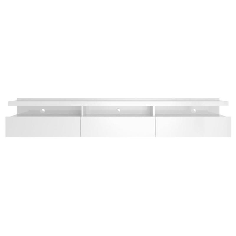Rack Suspenso Horizon 217 cm - Branco Fosco - Móveis Provincia - Rack ...
