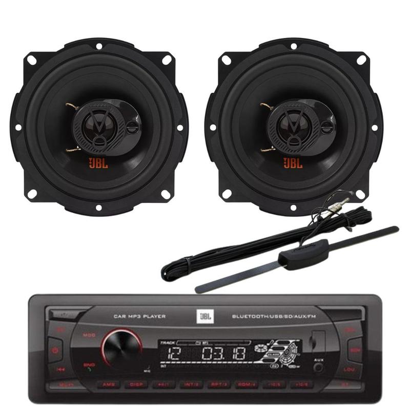 Rádio JBL Celebrity 100 BT/USB/SD/FM/Aux + Par Alto Falantes JBL ...