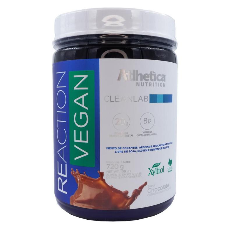Reaction Vegan Sabor Chocolate 720g Cleanlab Atlhetica - ADS ...