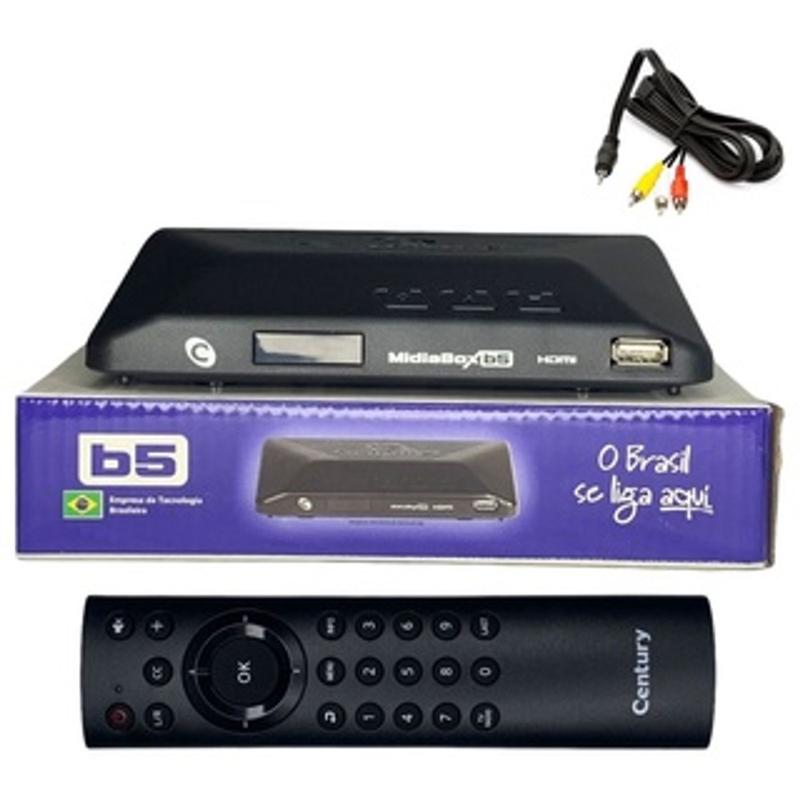 Receptor Digital Hd Century Mídia Box Hdtv B5+ - Receptor - Magazine Luiza