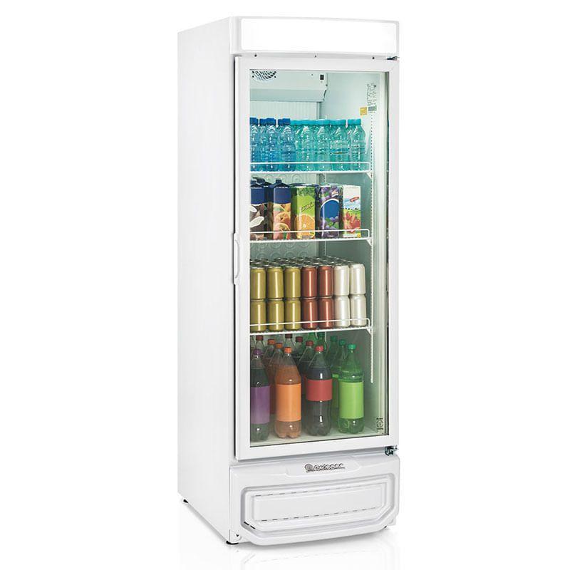 Refrigerador Vertical GLDR-570AF BR Branco Degelo Automático Porta de ...
