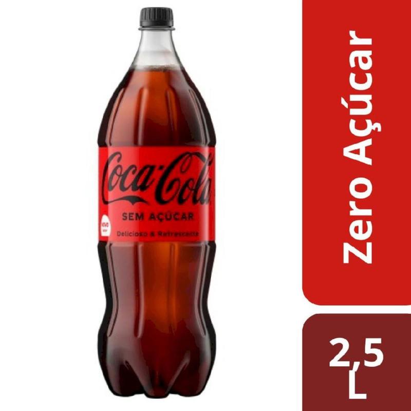 Refrigerante Zero Açúcar Garrafa 2,5L 1 UN Coca Cola - COCA-COLA ...