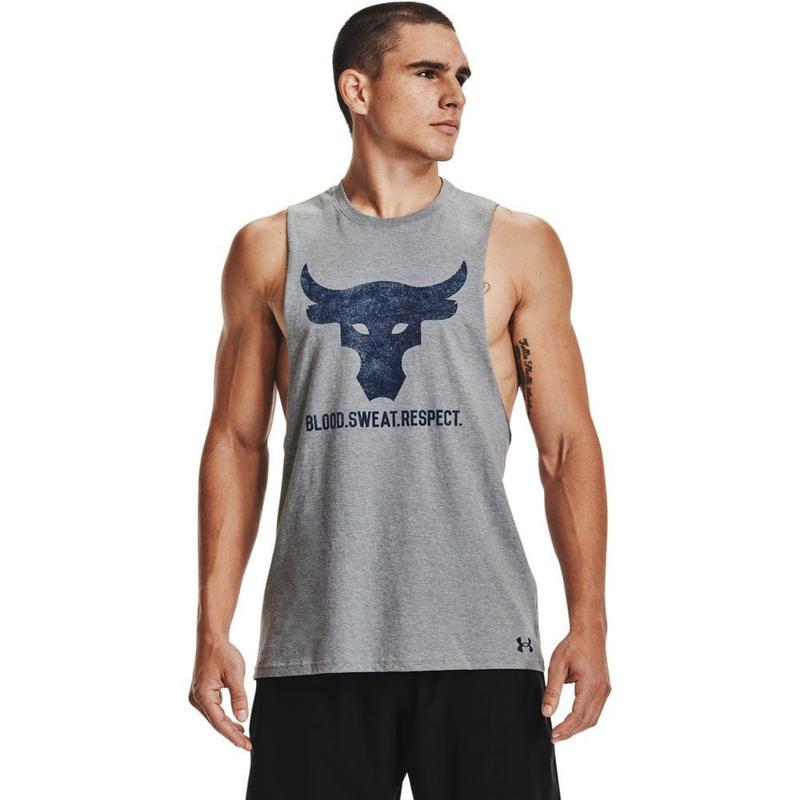 Regata de Treino Masculina Under Armour Project Rock Brahma Bull Tank ...