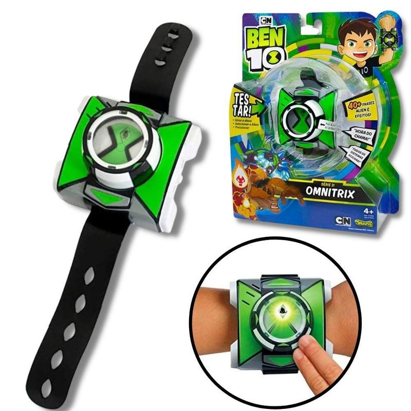 Relogio Ben 10 - Omnitrix Luz E Som - Série 3 - Original - Playmates ...
