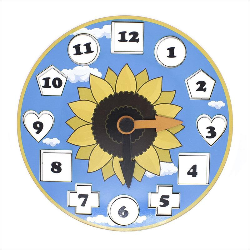 Relógio Pedagógico Para Aprendizado 12 Peças Colorido - Decoraset ...