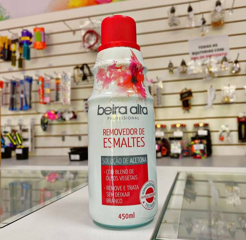 Removedor de Esmalte Beira Alta 450ml - Acetona / Removedor de Esmaltes ...