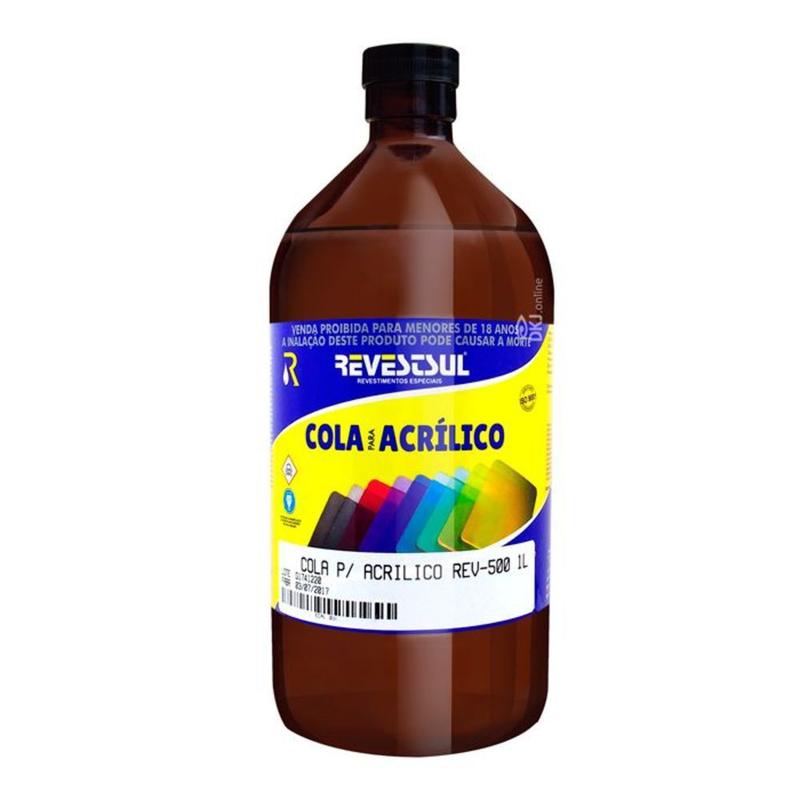 Rev-500 Cola para acrílico de secagem rápida 1 litro - Armarinhos ...