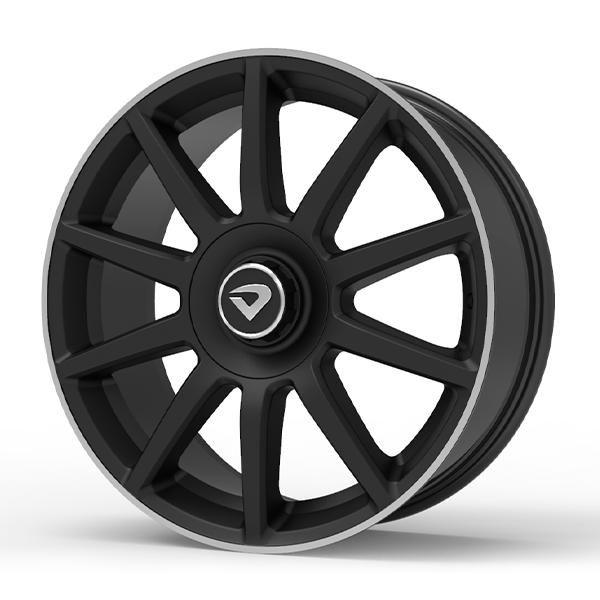 Roda Aro 17 Tala 6 Volcano DAIMLER 5 Furos PCD 100/114,3 - Rodas para ...