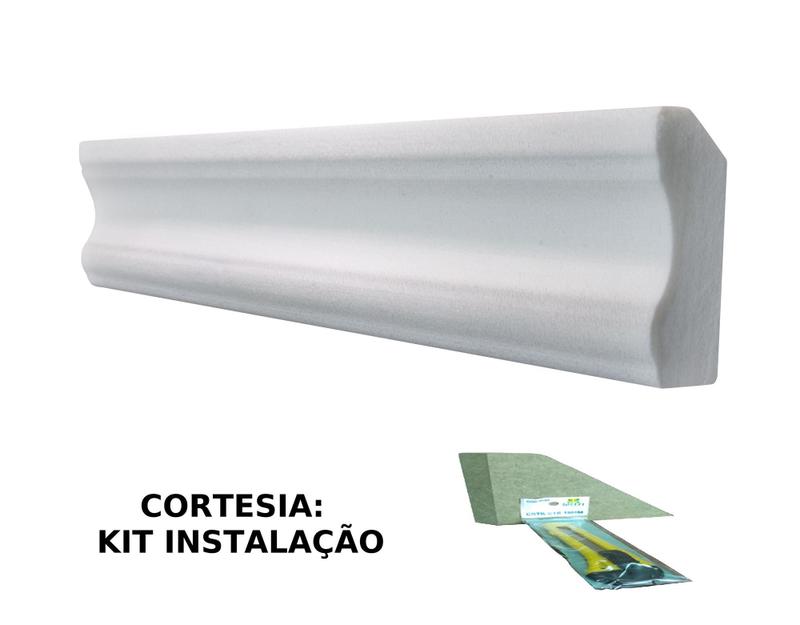 Rodateto Sanca Eva Autocolante 4cm X 1,5cm - Rolo 20m + Kit para ...