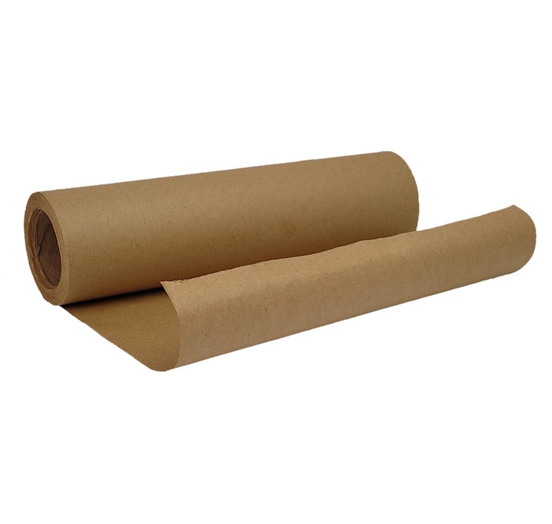 Papel Em Rollo Rolo de Papel Semi-Kraft 60g Para Embalagem de 60cm x 50m - Papel ...