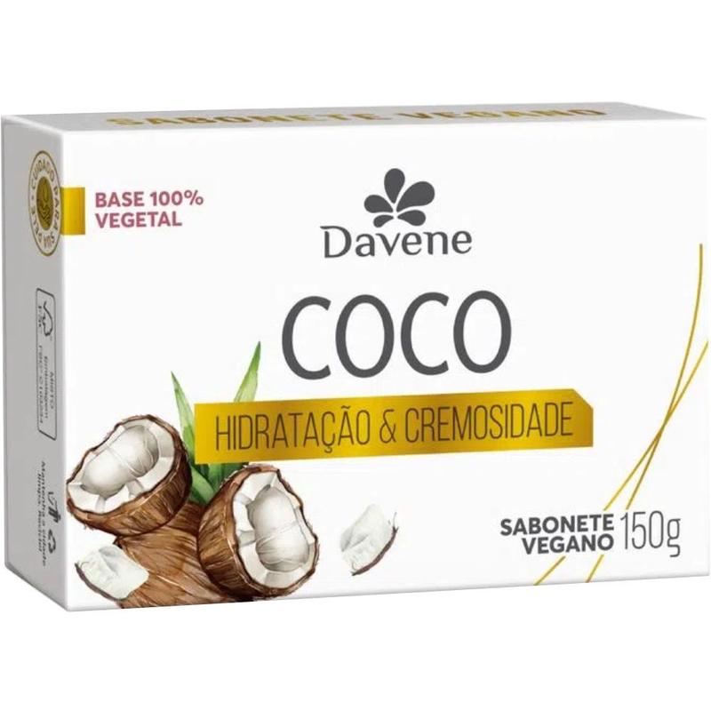 Sabonete De Coco Hidratação e Cremosidade 150g Davene - Sabonete ...