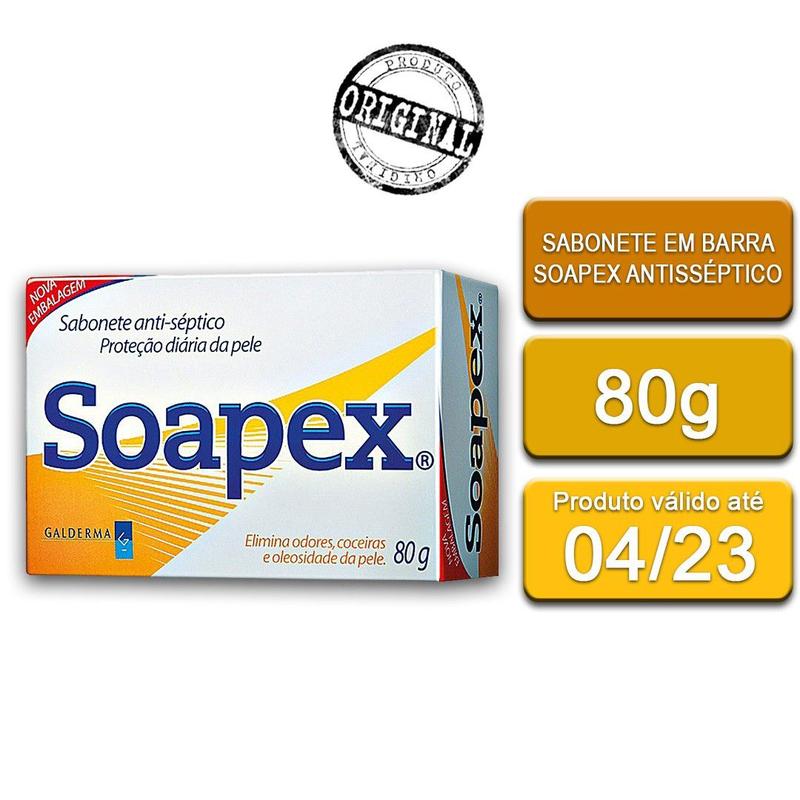 SOAPEX SABONETE EM BARRA 80G