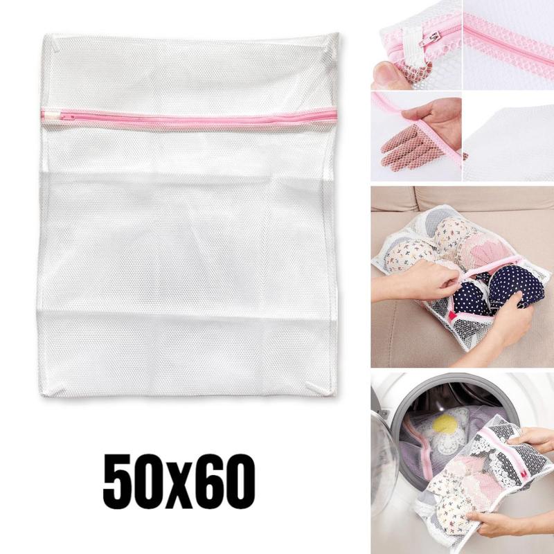 Saco Para Lavar Roupas Delicadas Com Zíper 50x60 Cm - Top Útil - Saco ...