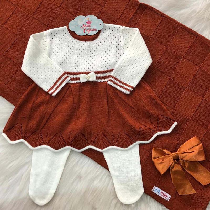 Saida De Maternidade Bebê Maria Alice Para Recém Nascido - Mimo da ...