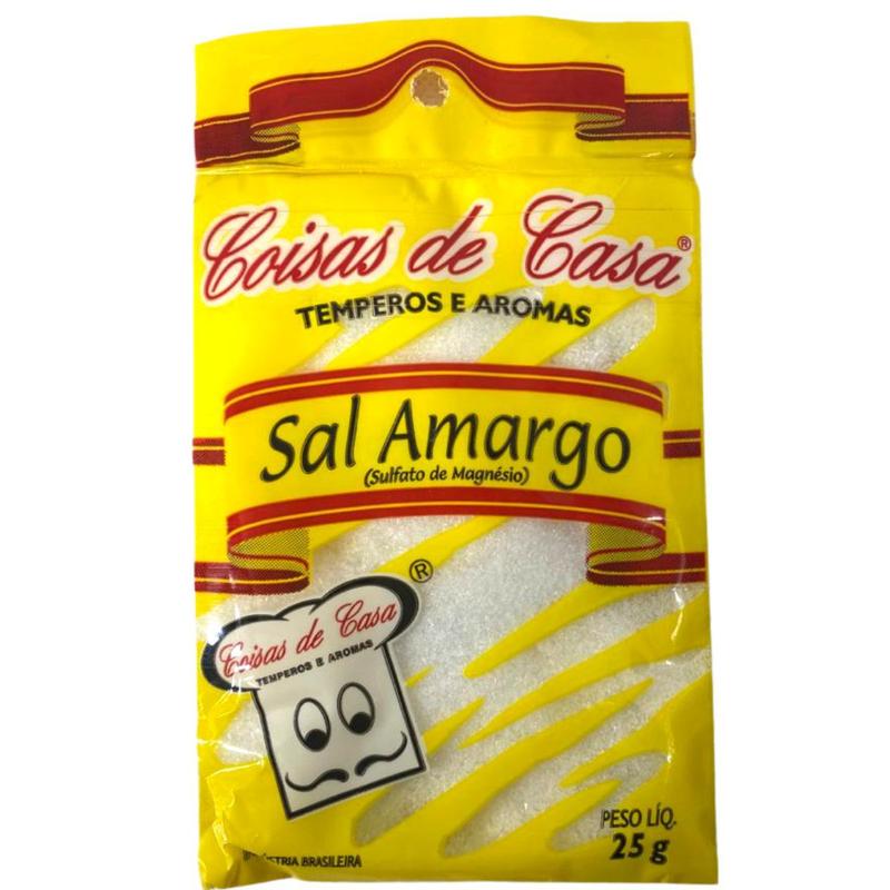 Sal Amargo Premium Legítimo 25g - Sulfato De Magnésio Epsom - Coisas de ...