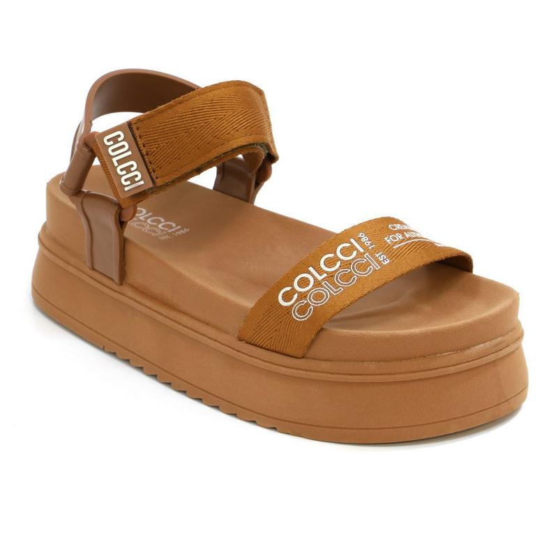 Sandália Flatform Colcci Bella Logo Feminina - Sandália Feminina ...
