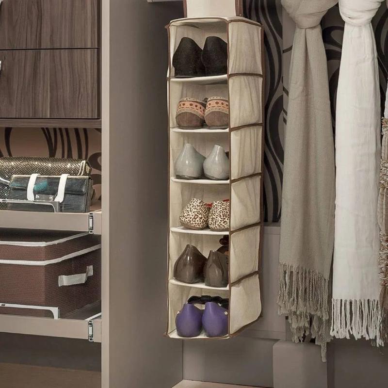 Sapateira Vertical Suporte De Pendurar No Armário Closet Top ...