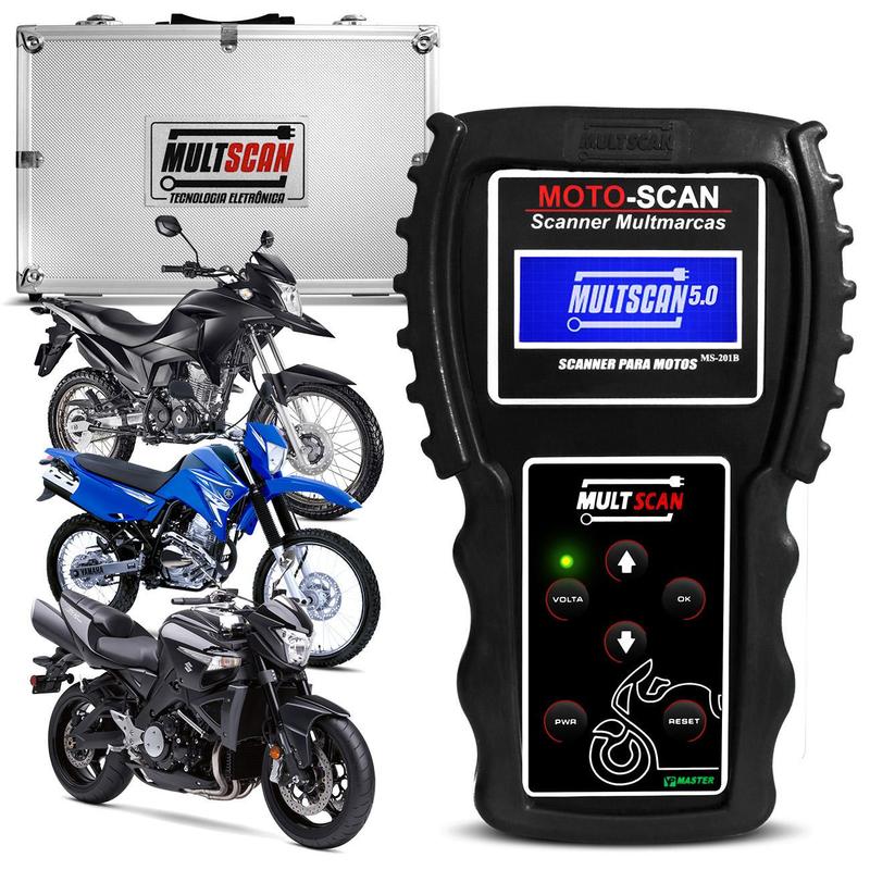 Scanner para Motos Moto-Scan 5.0 1.06 Digital Portátil Honda Yamaha ...