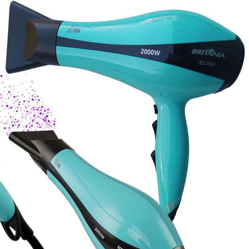 Secador de cabelo pro super leve e potente bsc 4000 britania - Britânia ...