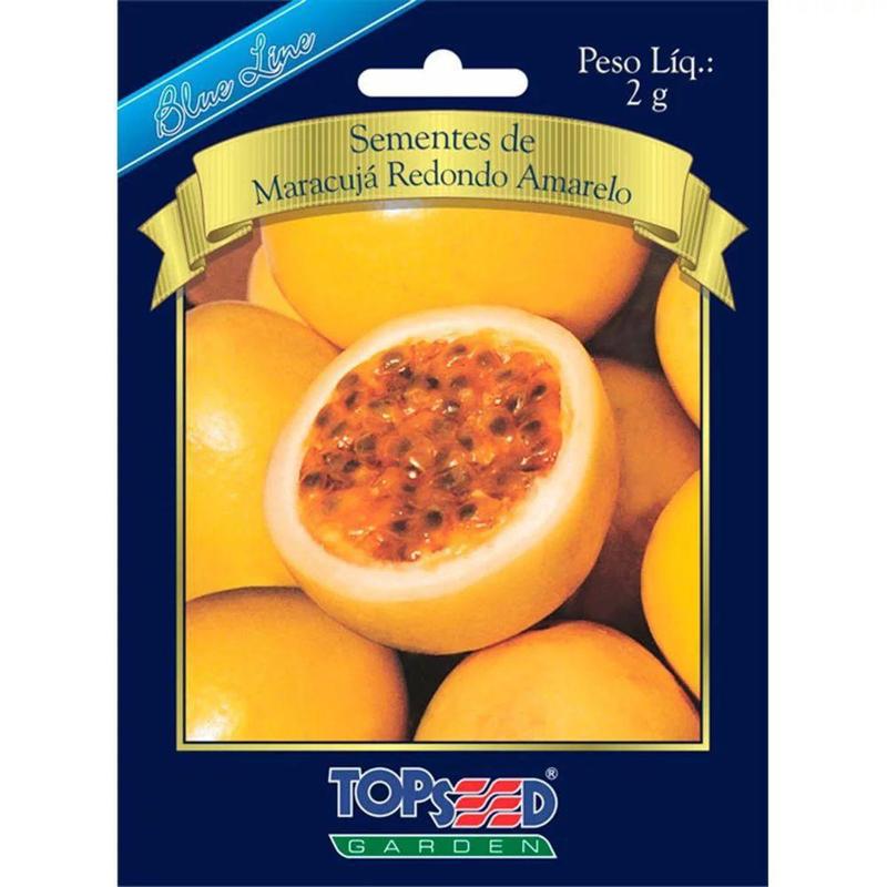 Semente de Maracujá Redondo Amarelo 2g TOPSEED - Sementes - Magazine Luiza