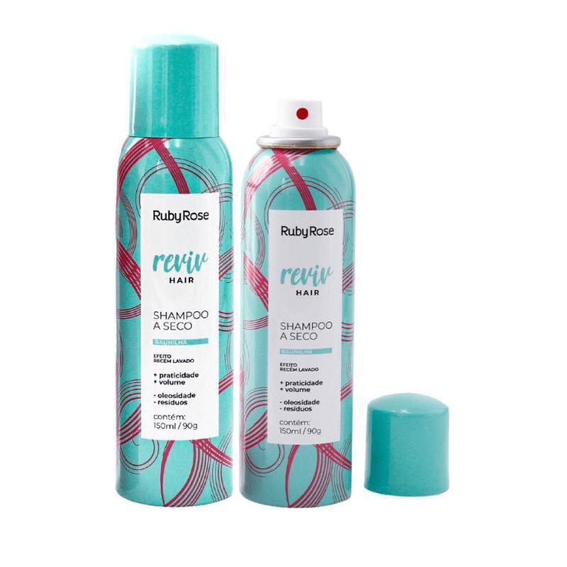 Shampoo a Seco Reviv Hair - Baunilha - Ruby Rose (HB805) - Shampoo a ...