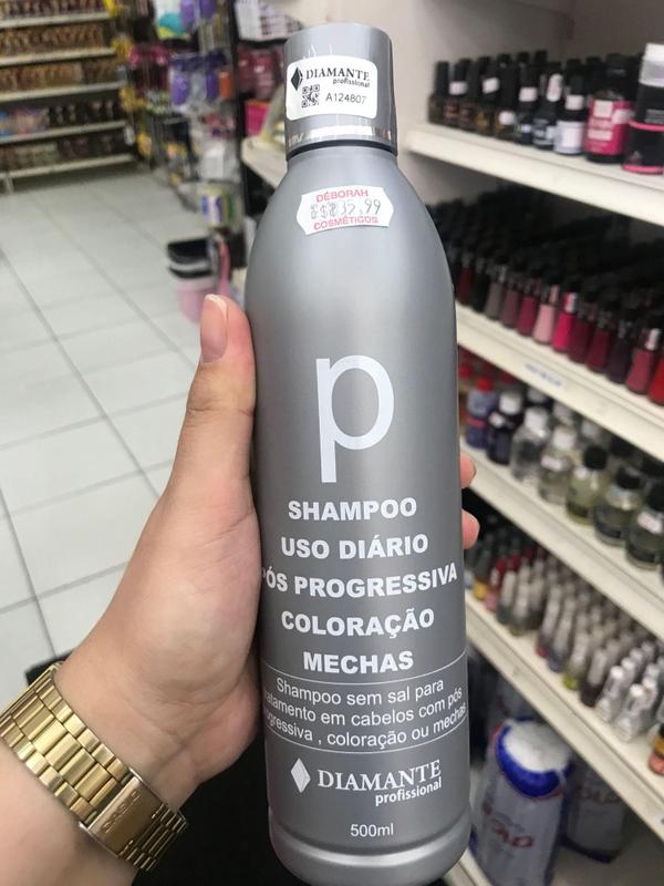 Shampoo Pós Progressiva 500ml Diamante Profissional - Shampoo ...