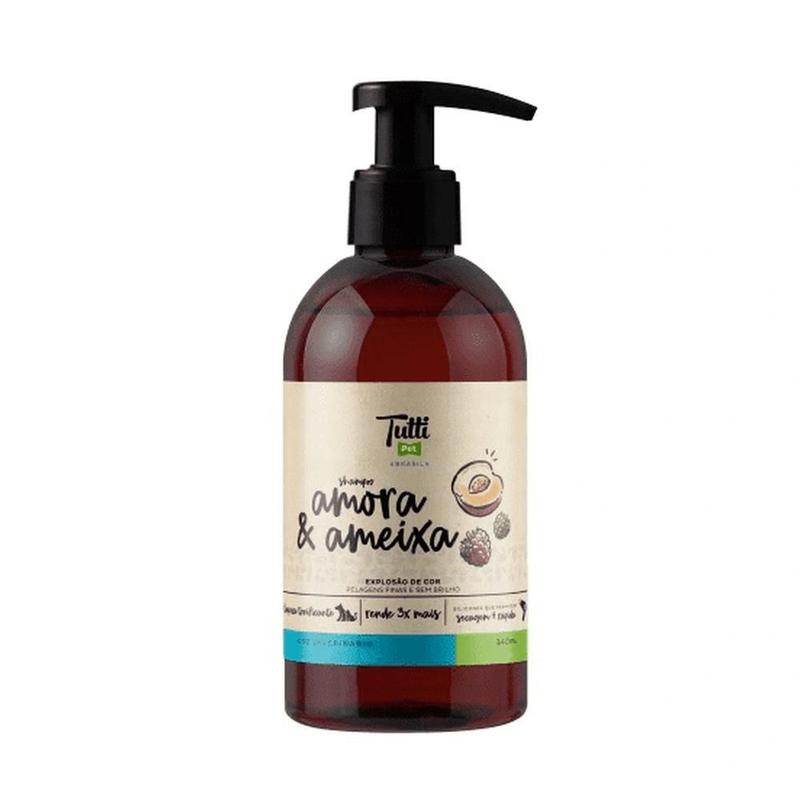 Shampoo Tutti Pet 2 Em 1 C es E Gatos Amora E Ameixa 350Ml Shampoo E shampoo-tutti-pet-2-em-1-c-es-e-gatos-amora-e-ameixa-350ml-shampoo-e