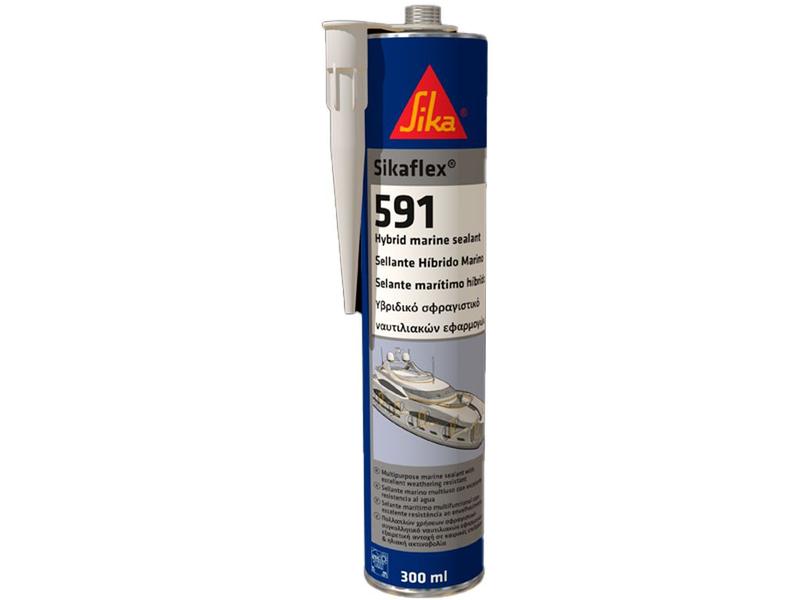 Sikaflex-591 300ml Grigio - Sigillante Marino Resistente Alle Intemperie - SIKA 547343