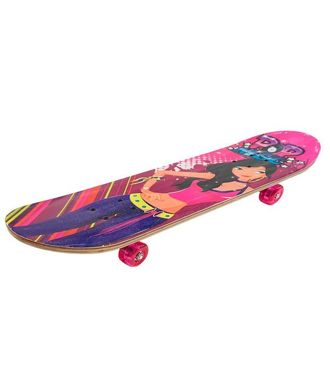 Skate simples rosa mega divertido para meninas - para garantir a ...
