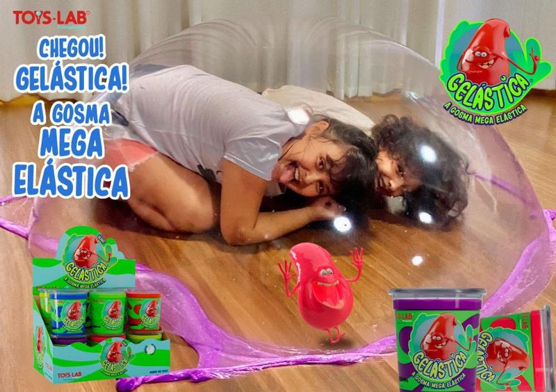 Slime Gelástica a Gosma Mega Elástica - TOYS LAB BRINQUEDOS - Asca Toys ...