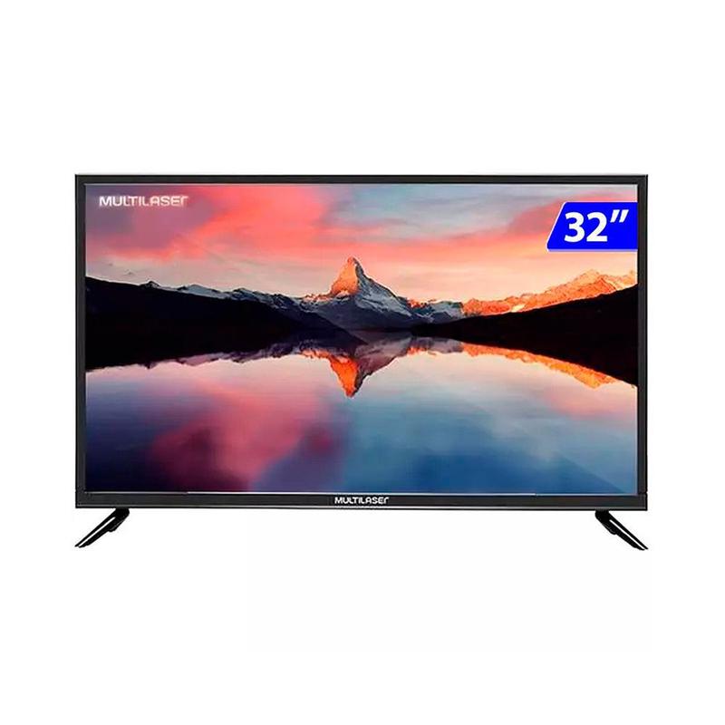 Smart Tv 32 Polegadas Multilaser Preto HD Wi-Fi Intregrado Linux TL026 ...