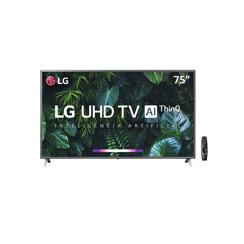 Smart Tv Led 75 Polegadas Lg UN8000PSB 4K Bluetooth HDR, Thinq Ai ...
