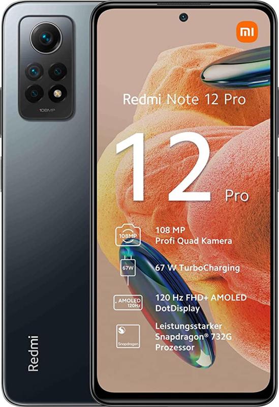 Smartphone Not 12 Pro 4G Dual SIM 256GB - 8GB Ram (Versao Global) black ...