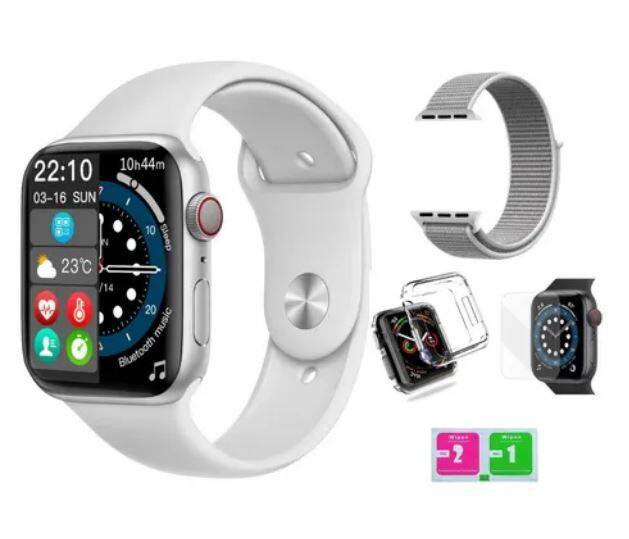 W37 Smartwatch W37 Série 7 Pro Esporte Saude Faz Recebe Ligações + Puls ...
