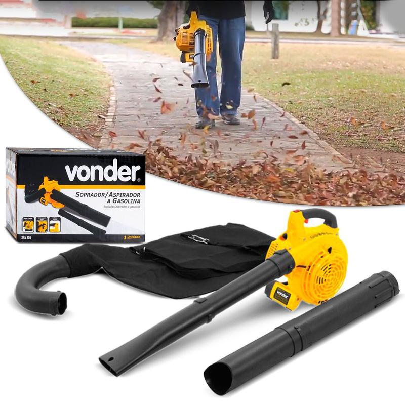 Soprador Aspirador De Folhas A Gasolina Vonder SAV255 Com Saco ...