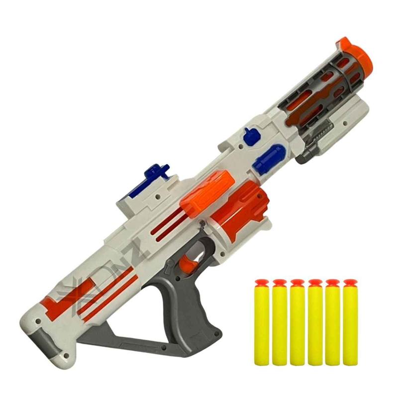 Super Lançador Com 26 Dardos Estilo Nerf Brinquedo Arma Arminha ...