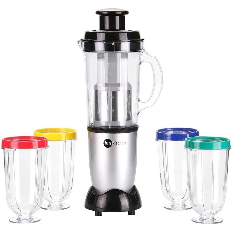Super Mixer 6x1 Moedor 2 Laminas 4 Copo Liquidificador 110v - FUN ...