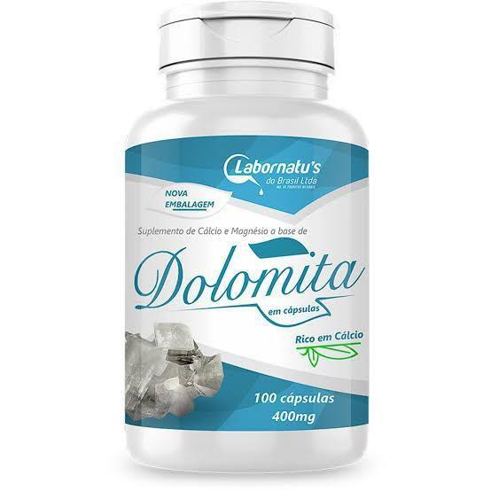 Suplemento Alimentar Dolomita Em Capsulas Pote 100 Un 400G - Natus ...