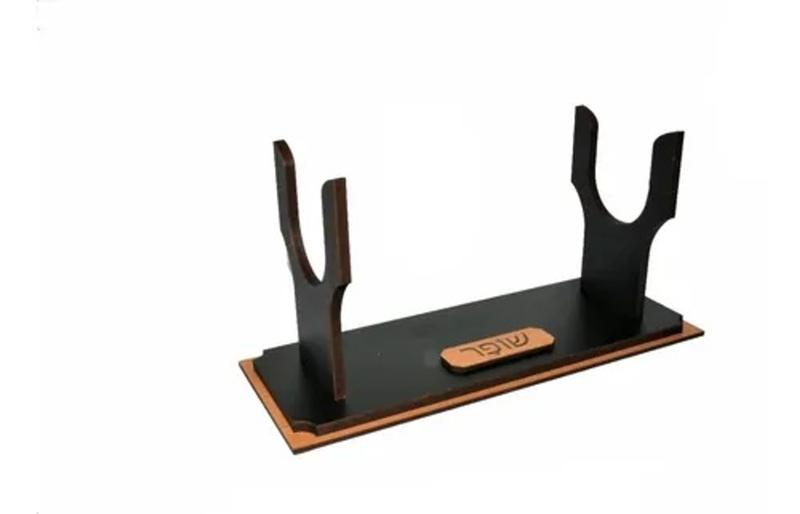 Suporte Artesanal Para Shofar De Chifre De Carneiro Maranata Shofar