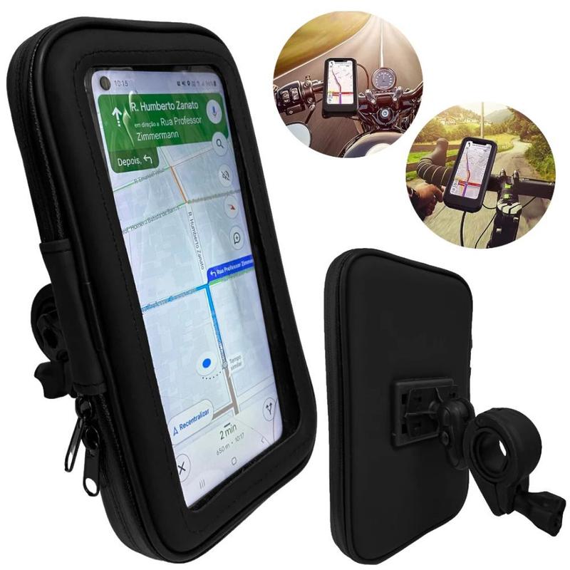 Suporte de Celular para Moto e Bike 360 Graus Impermeavel Mb - Suporte ...