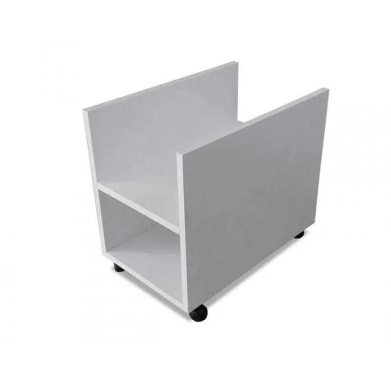 Suporte De Cpu Com Rodízio Em Mdf Madeirado - TROVARELLI - Móveis para ...
