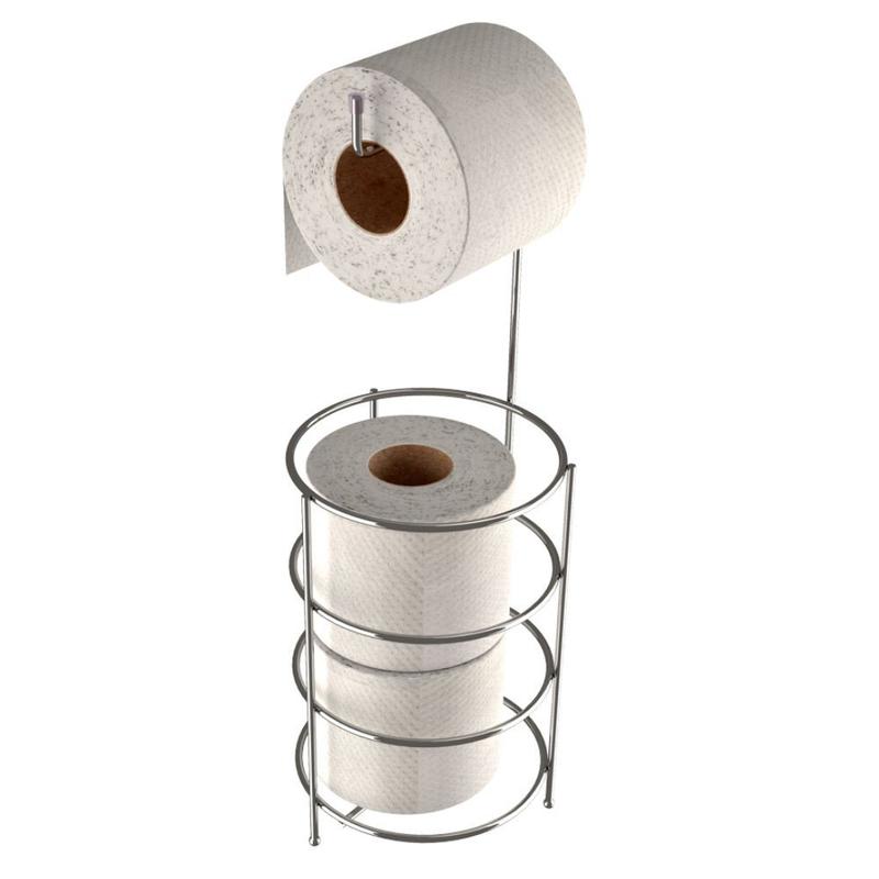 Suporte para Rolo de Papel Higiênico Cromado - Stolf - Porta Papel ...