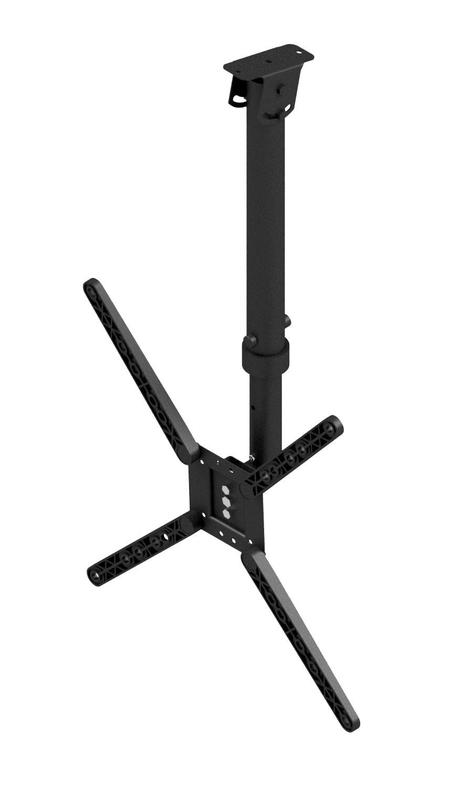Suporte para tv de teto telescópico suporte inclinado para tvs de lcd ...