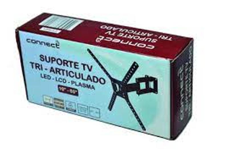 Suporte tri-articulado para tvs led / lcd / plasma - 10'' ate 55 ...